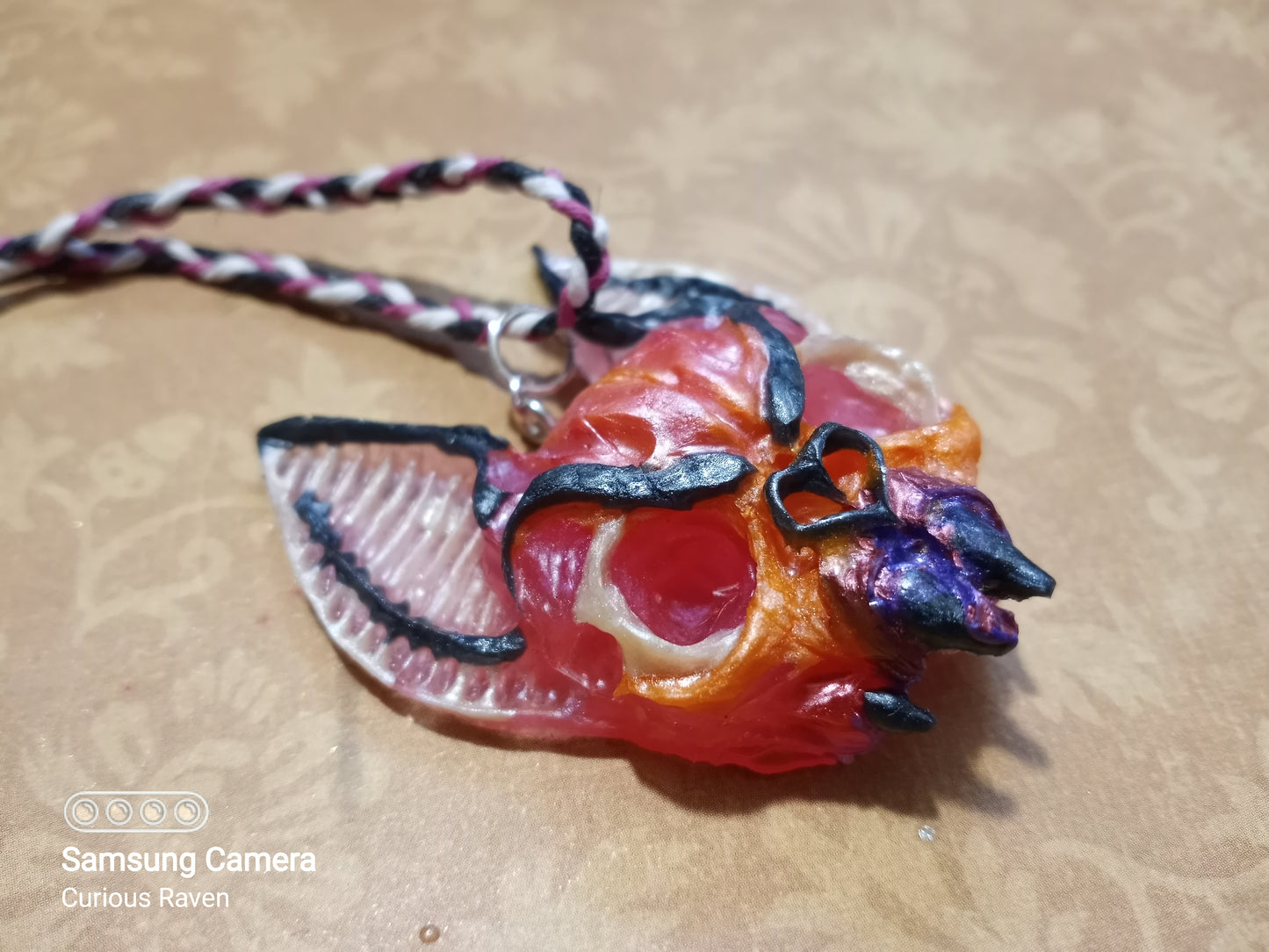 Sherbet Bats Head Necklace