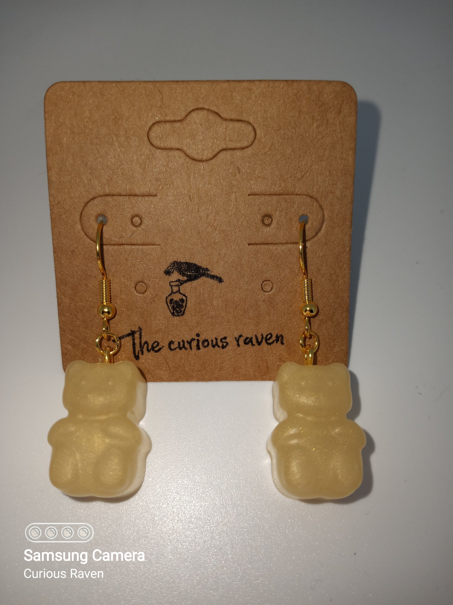 Gummy Bear Earrings Buttercup Yellow