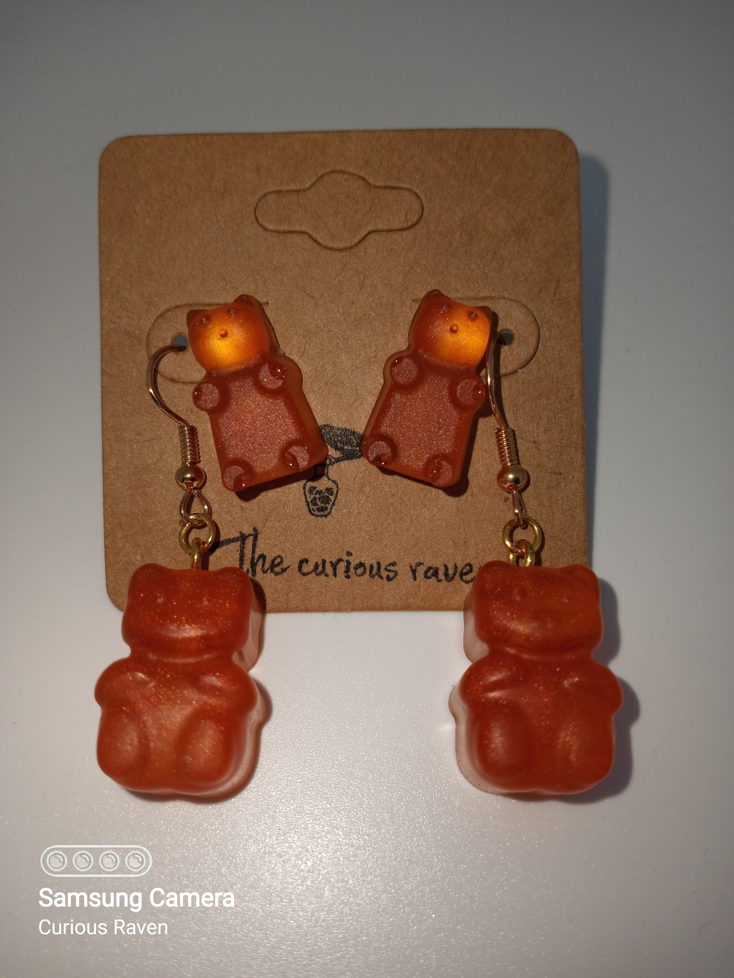 Gummy Bear Earring Duos Blood Orange