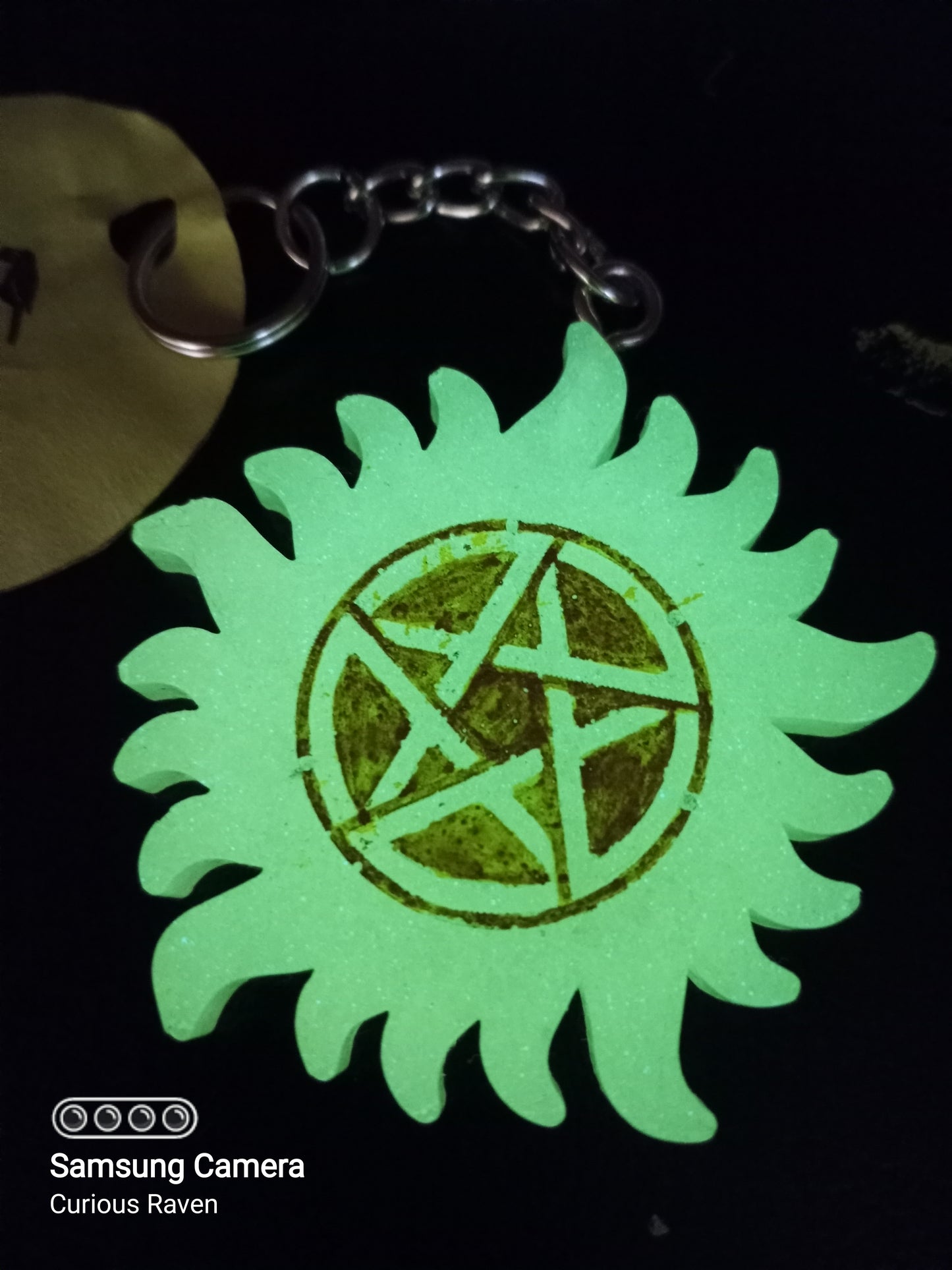 Resin Anti-possession charm keychain