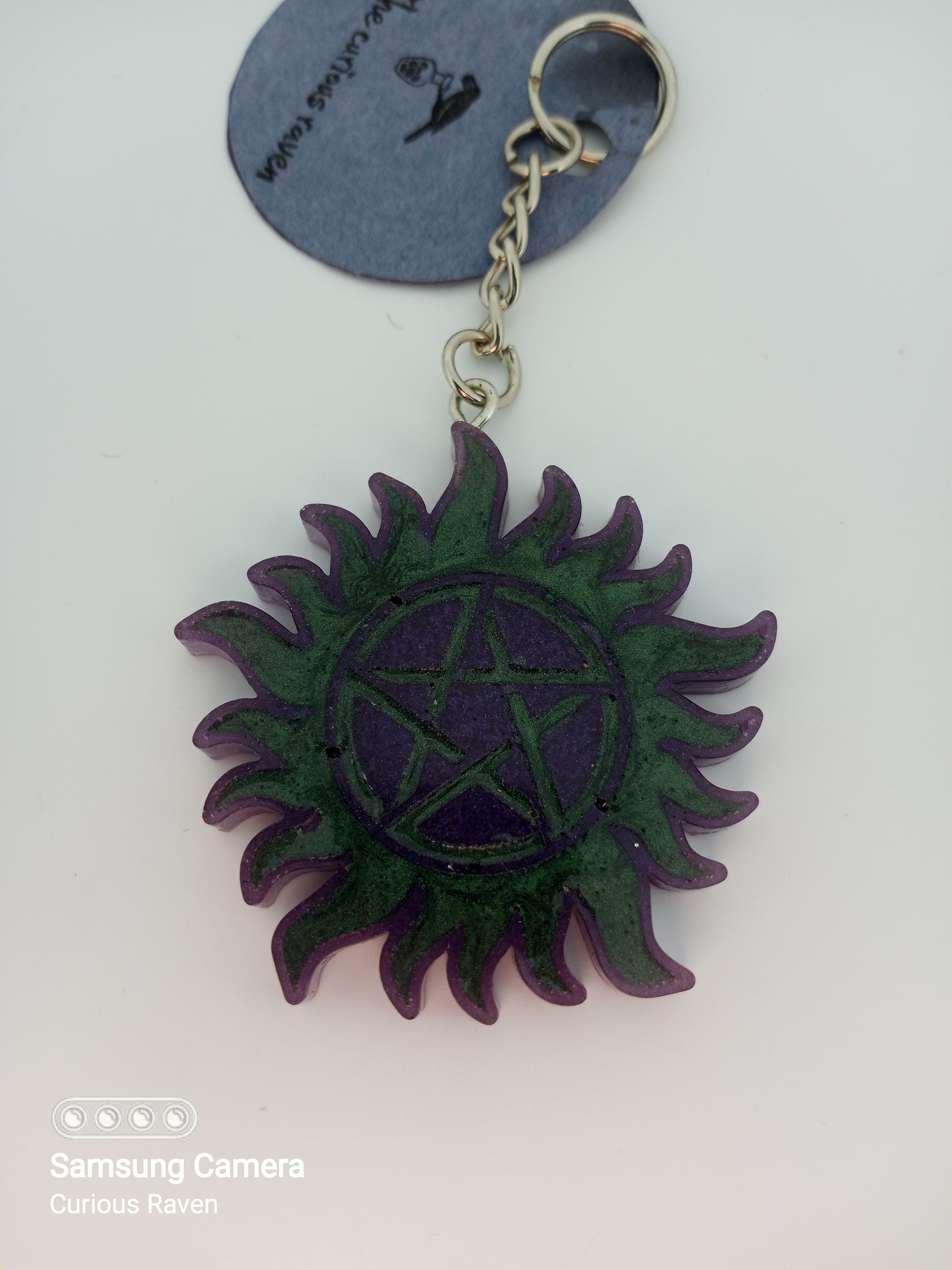 Resin Anti-possession charm keychain