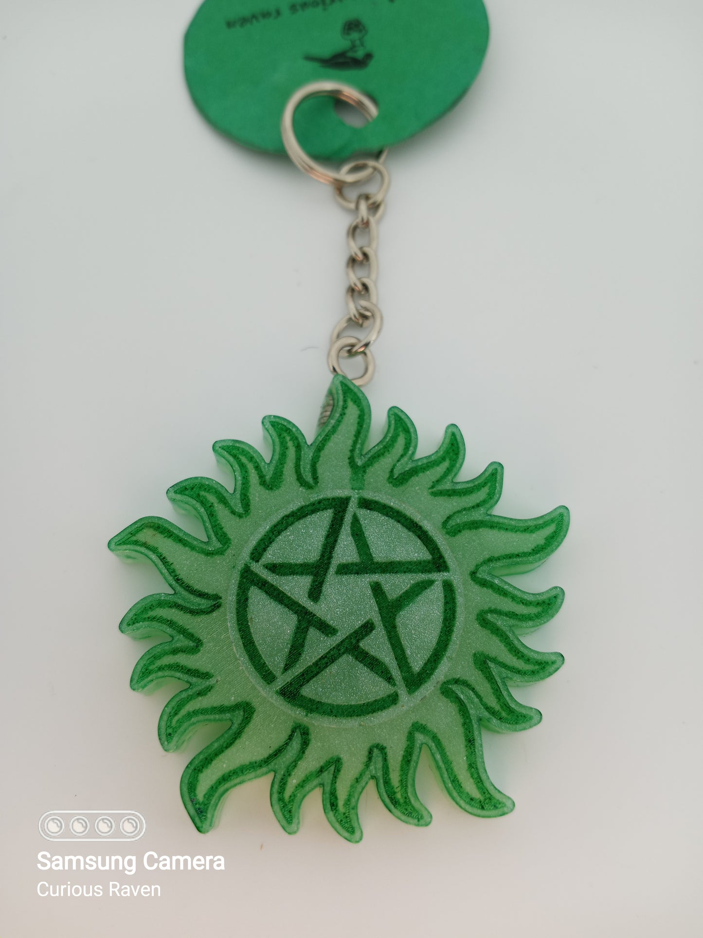 Resin Anti-possession charm keychain