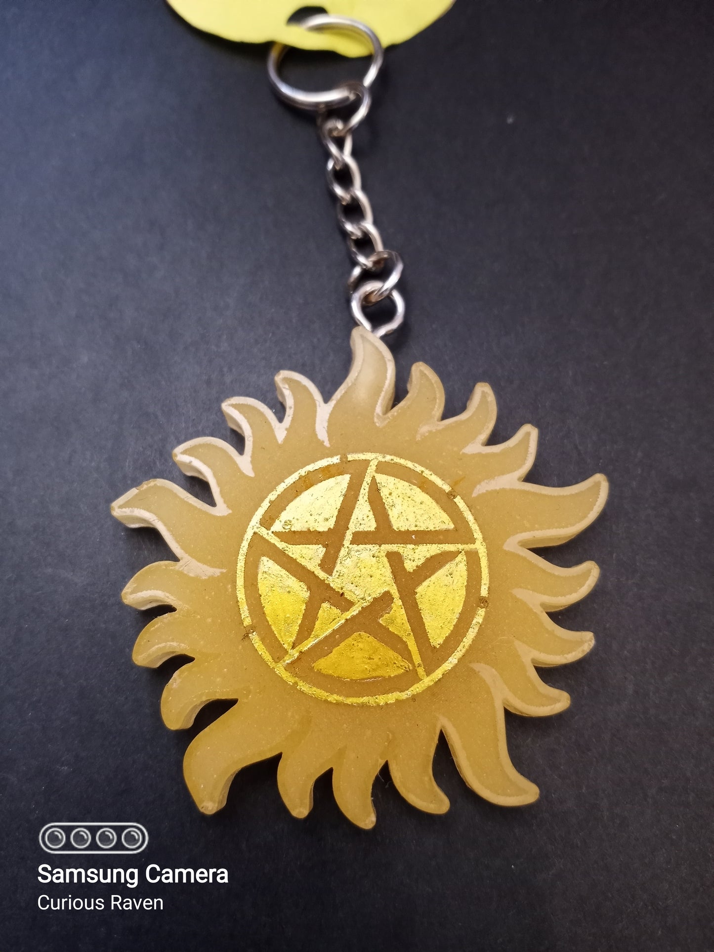 Resin Anti-possession charm keychain