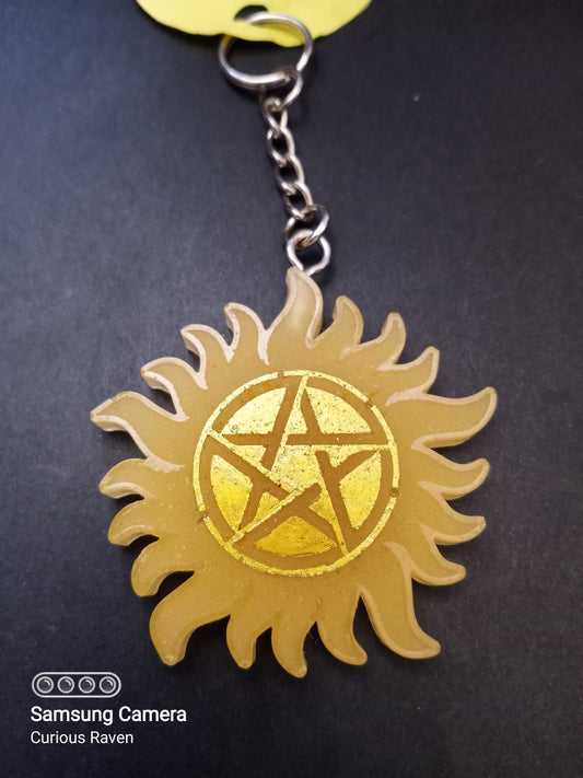 Resin Anti-possession charm keychain