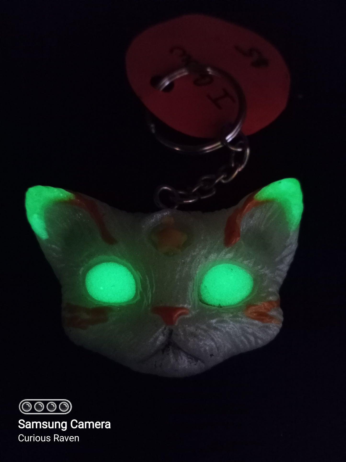 Hawkins Spirit third eye kitty keychain