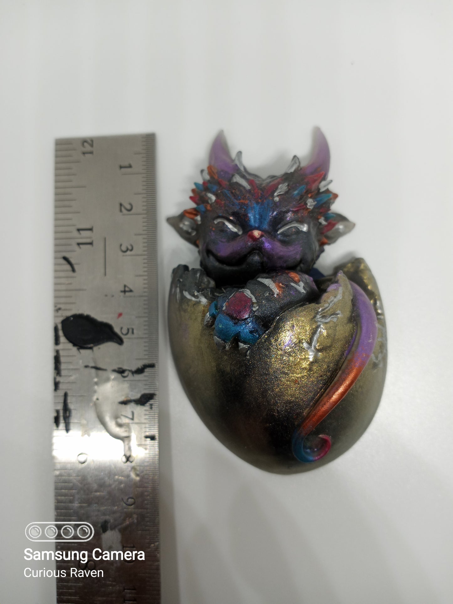 Baby Dragon Resin Paperweight