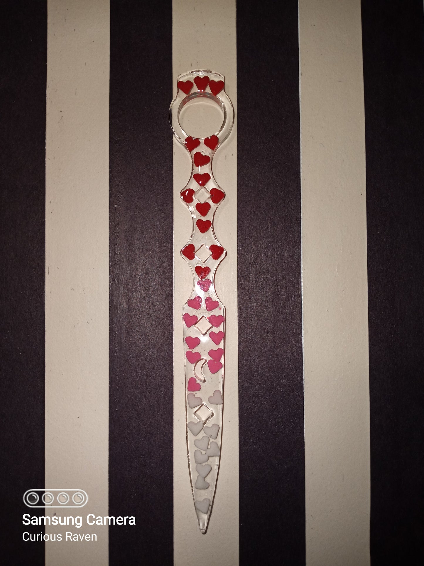 Candied Heart Decorative Resin Wand