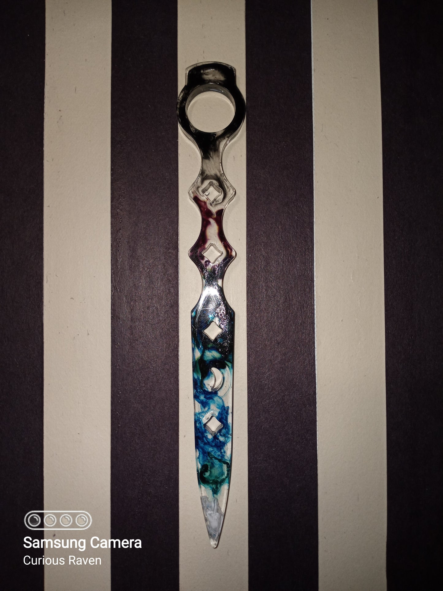 Tie Dye Decorative Resin Wand