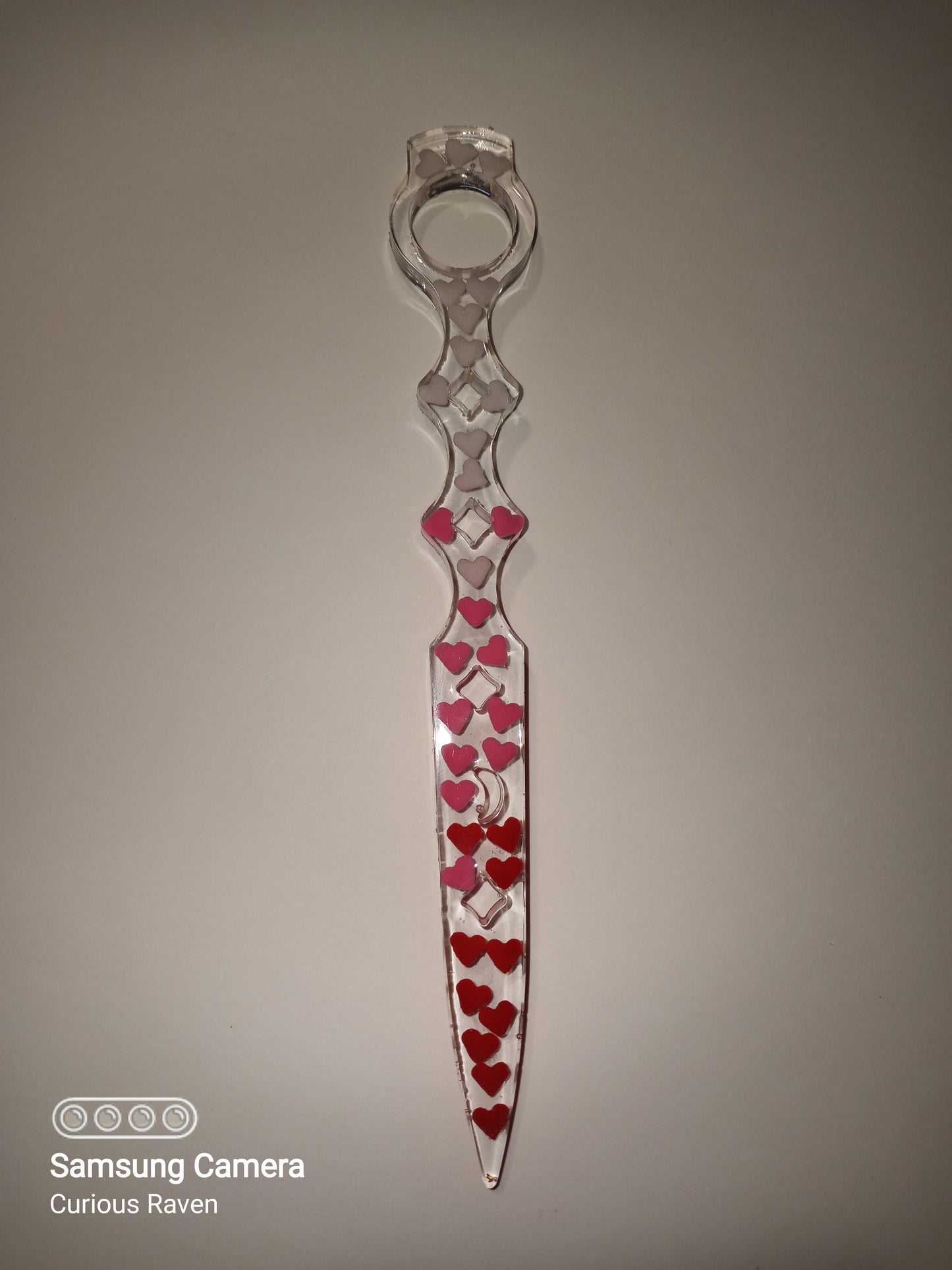 Candy Heart Decorative Resin Wand