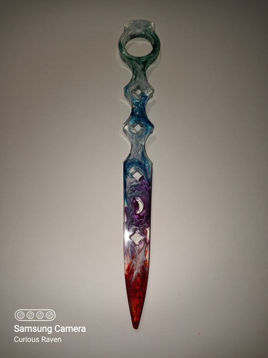 TieDye Decorative Resin Wand