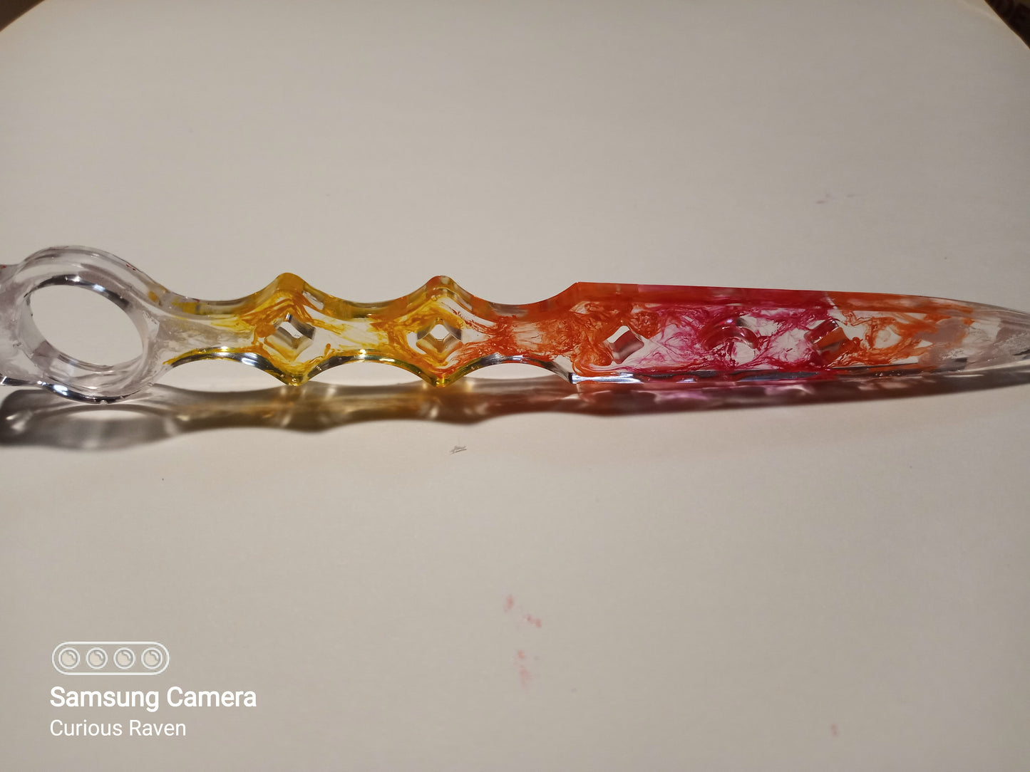 Sunshine Tye Dye Decorative Resin Wand