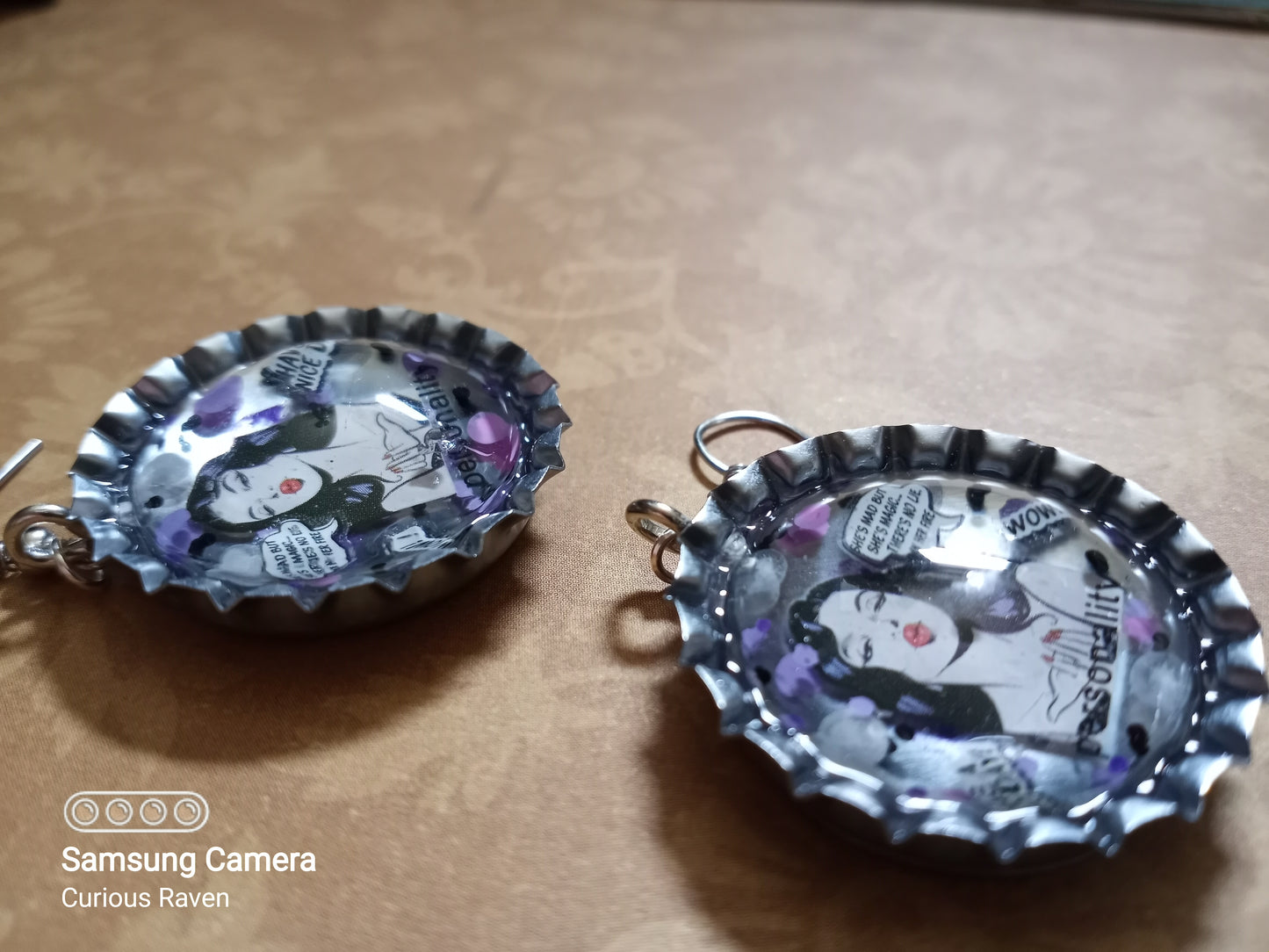 Classic Bottle Cap Earrings