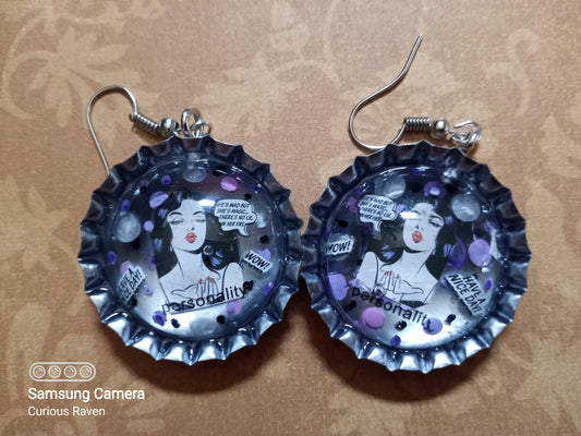 Classic Bottle Cap Earrings