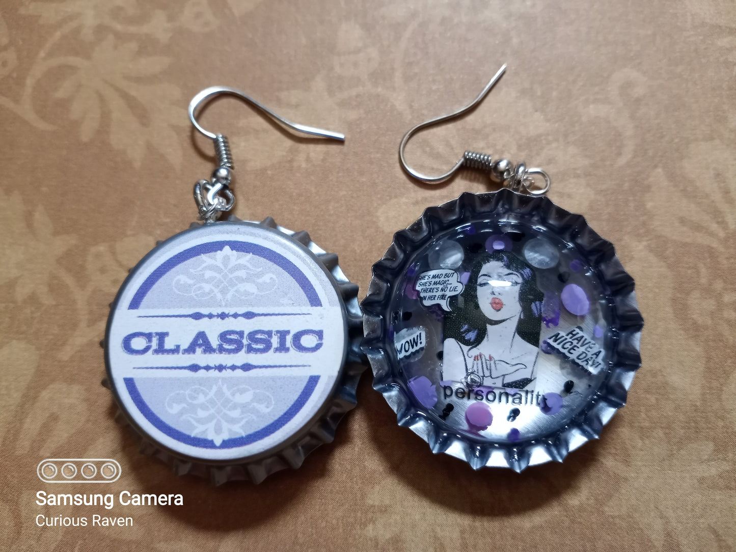 Classic Bottle Cap Earrings