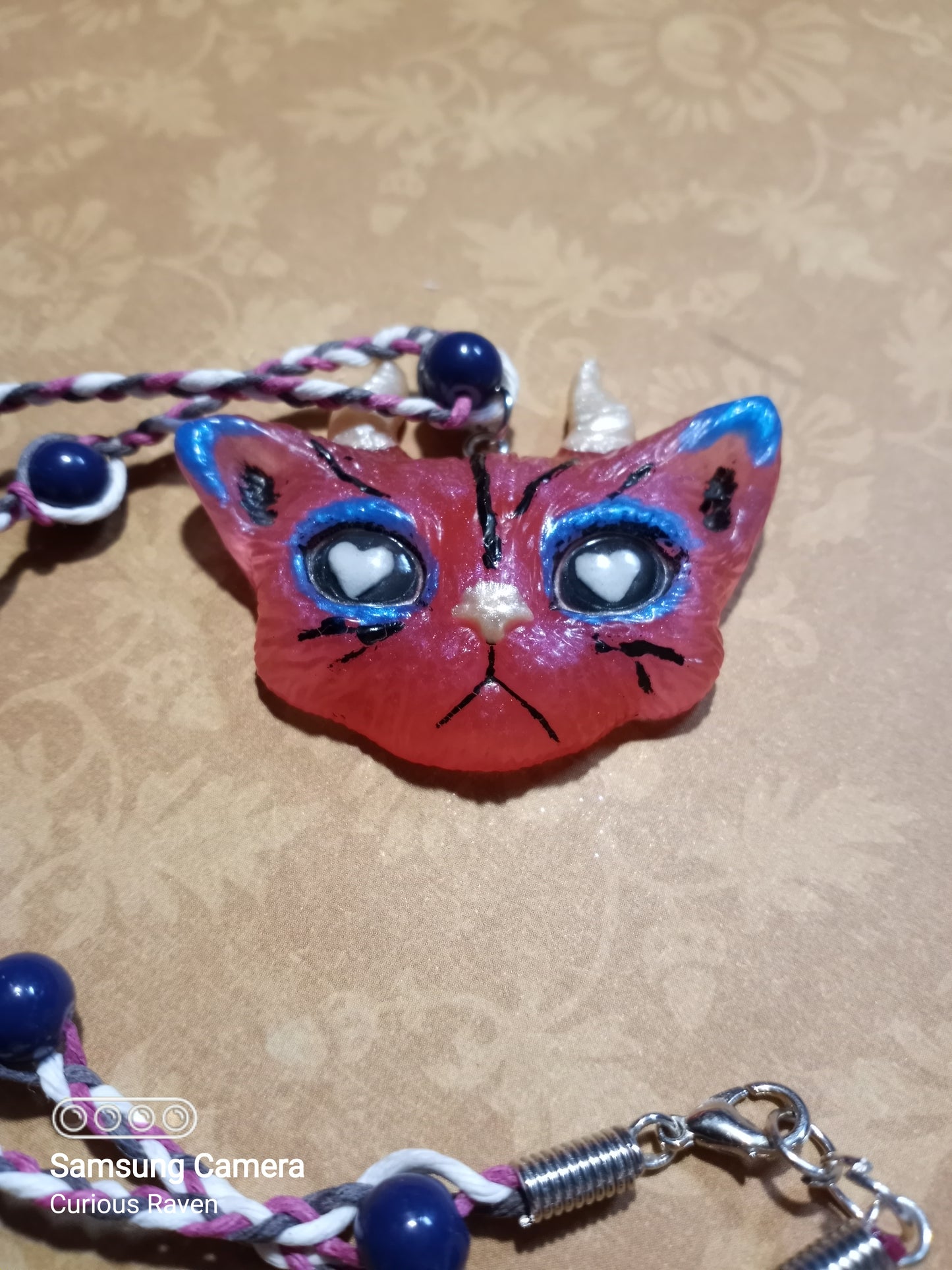 Pixie Lee Devil Kitty Hemp Necklace