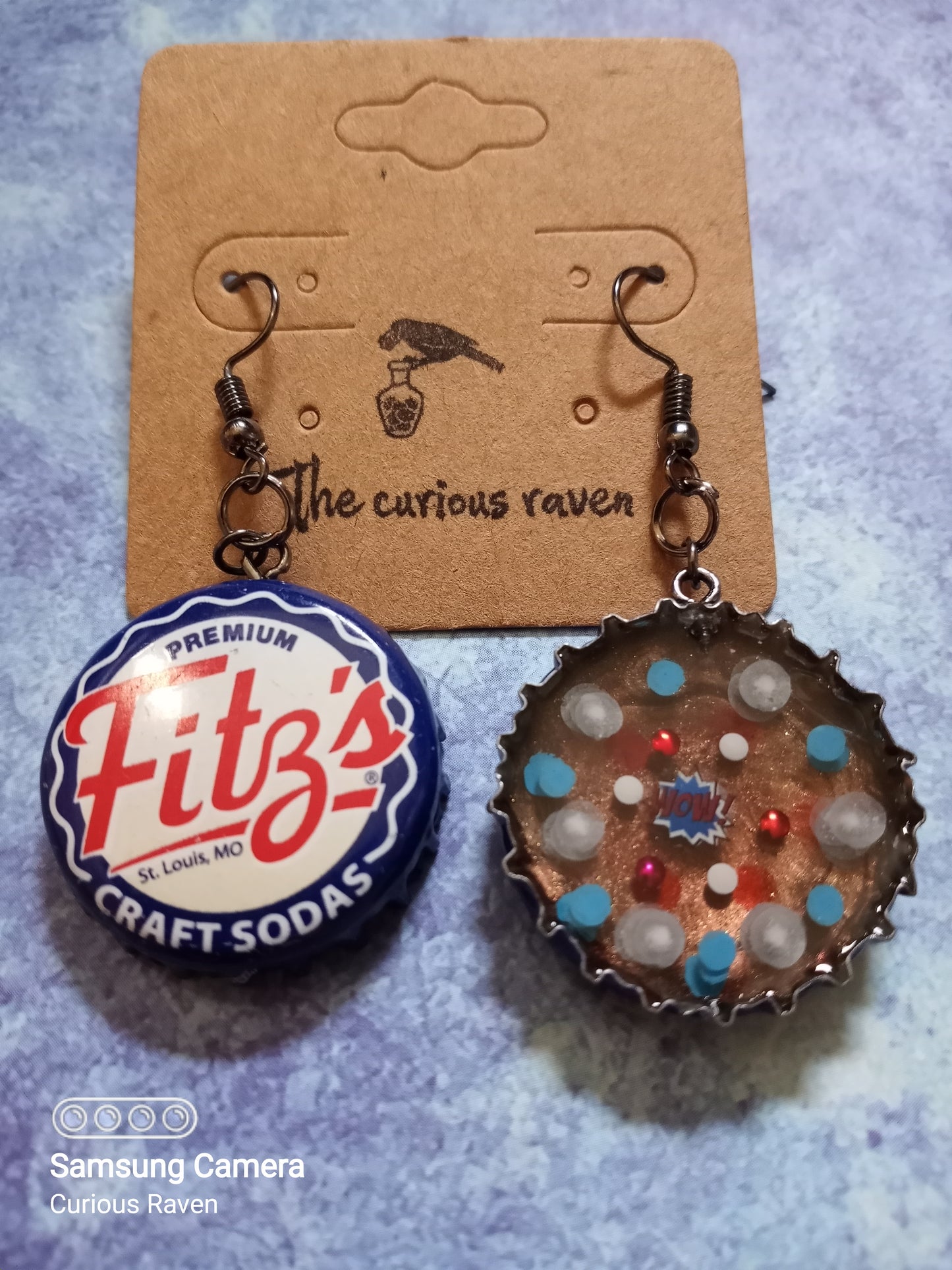 Fitz's Soda Bottle Cap Earrings