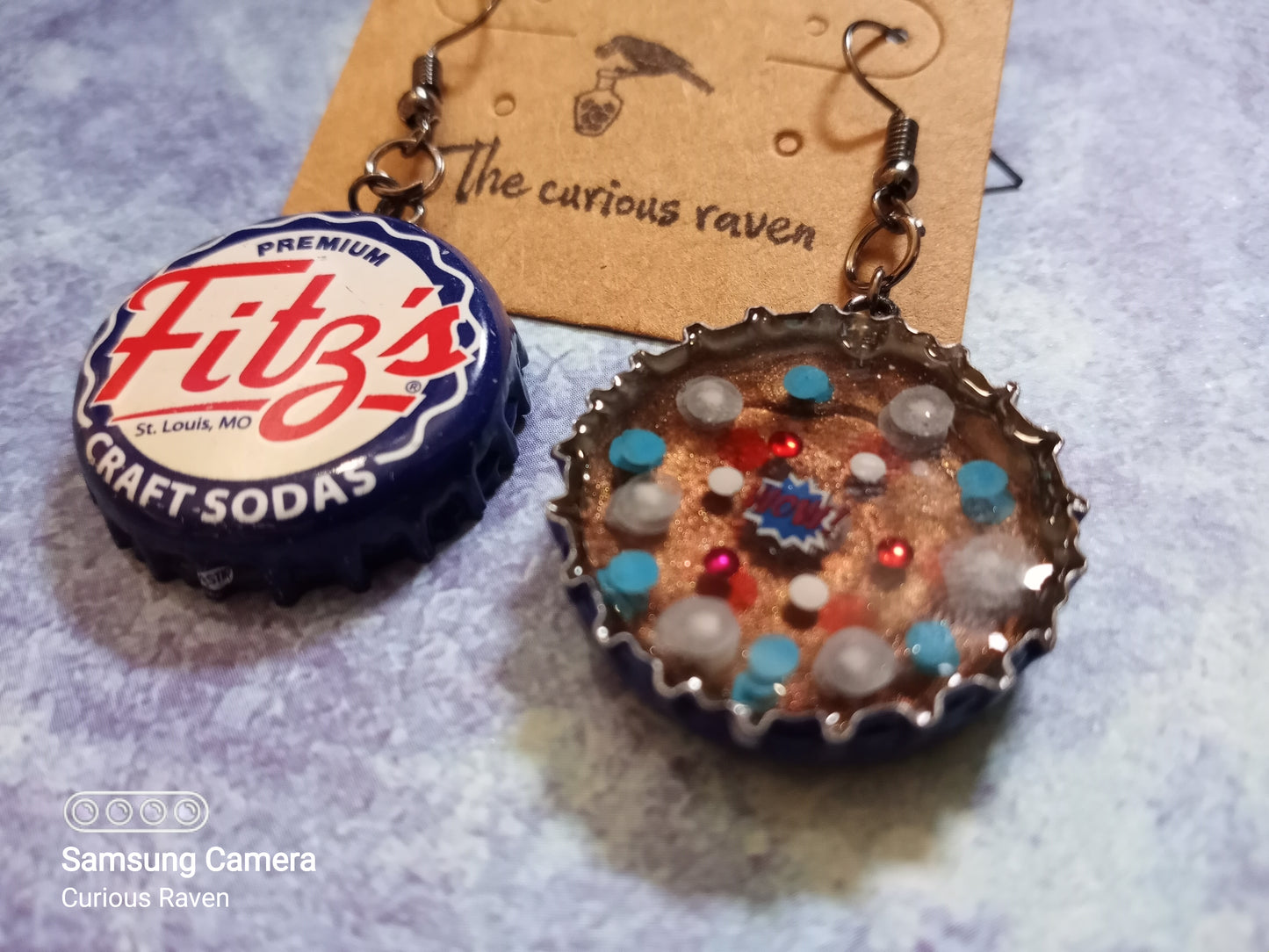 Fitz's Soda Bottle Cap Earrings