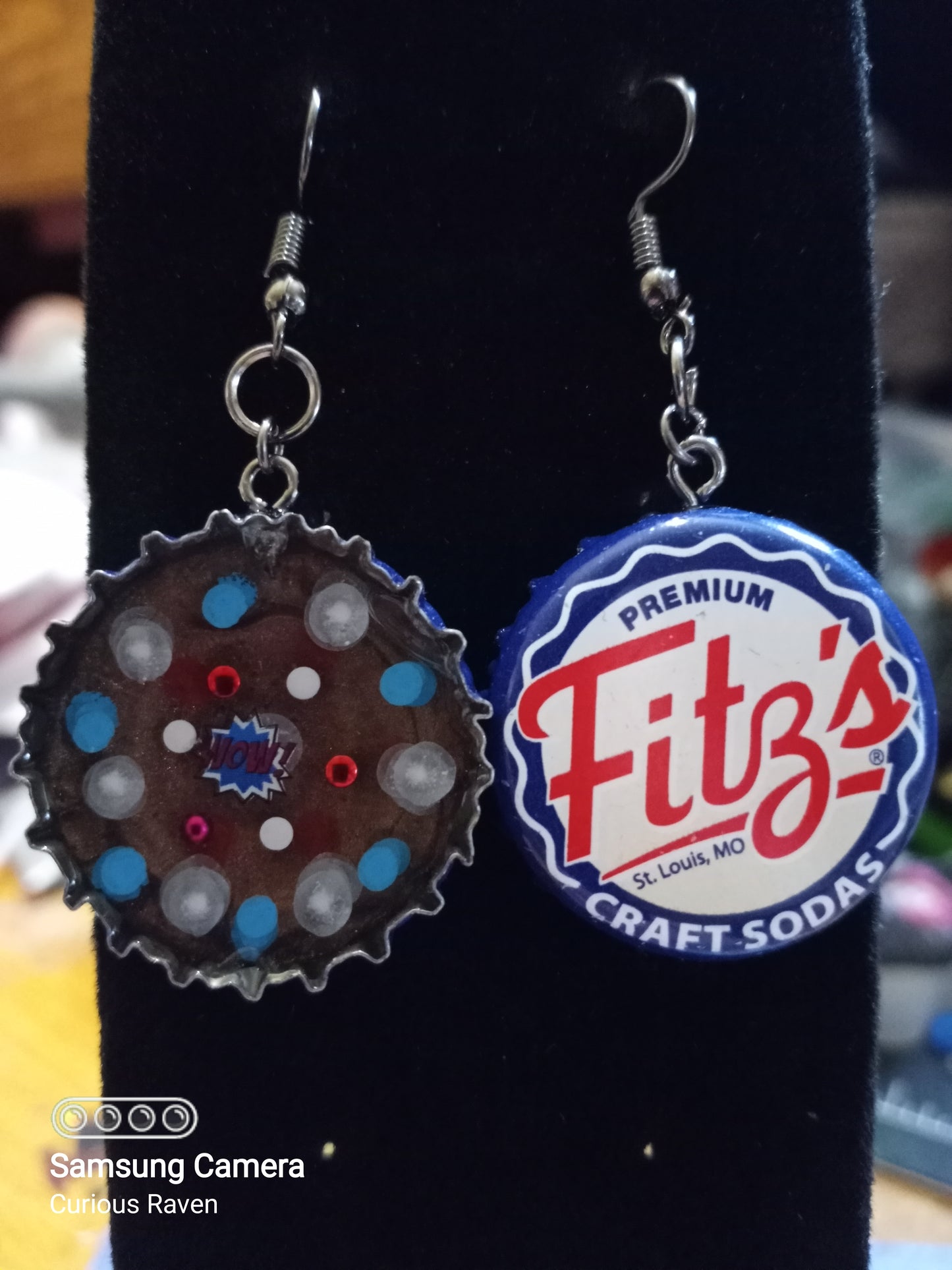 Fitz's Soda Bottle Cap Earrings