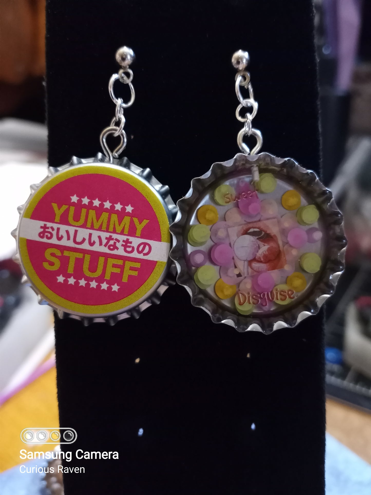 Yummy Stuff Bottle Cap Earrings