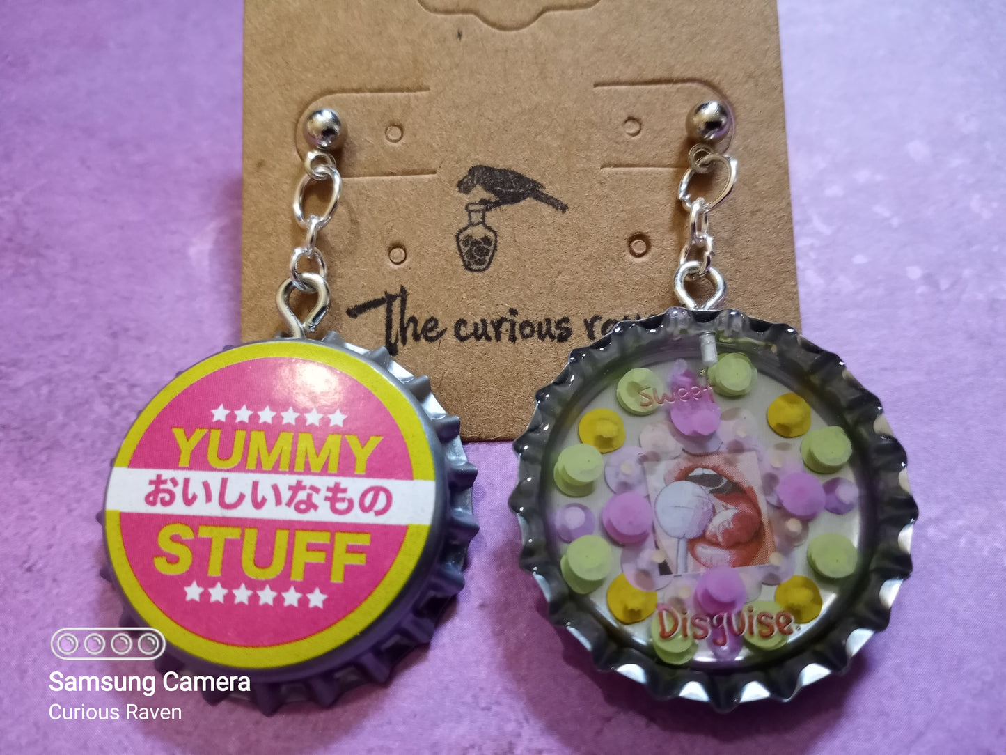 Yummy Stuff Bottle Cap Earrings